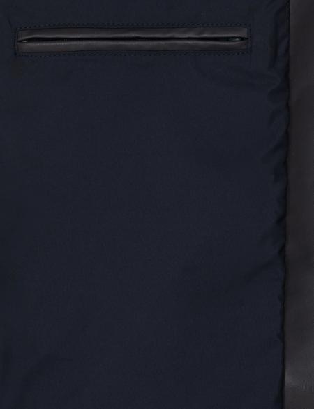 Lacivert Deri Ceket - 50280327007