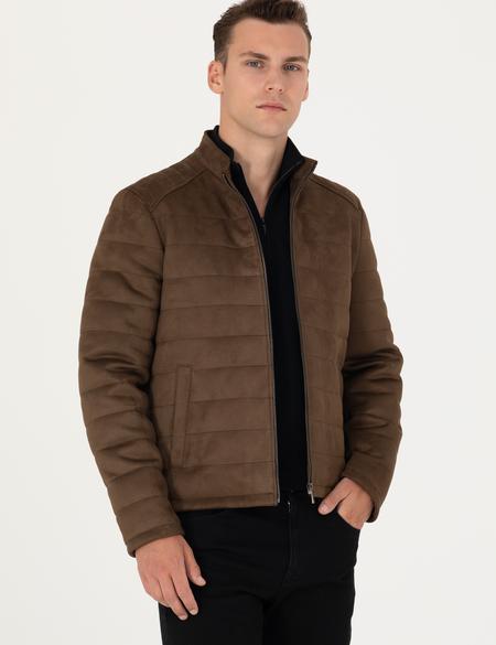 Haki Deri Ceket - 50282843007