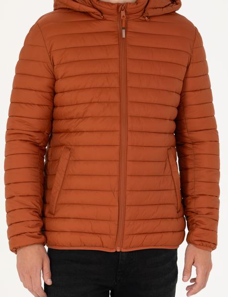 Tarçın Kapişonlu Baharlık Mevsimlik Mont - 50270904057