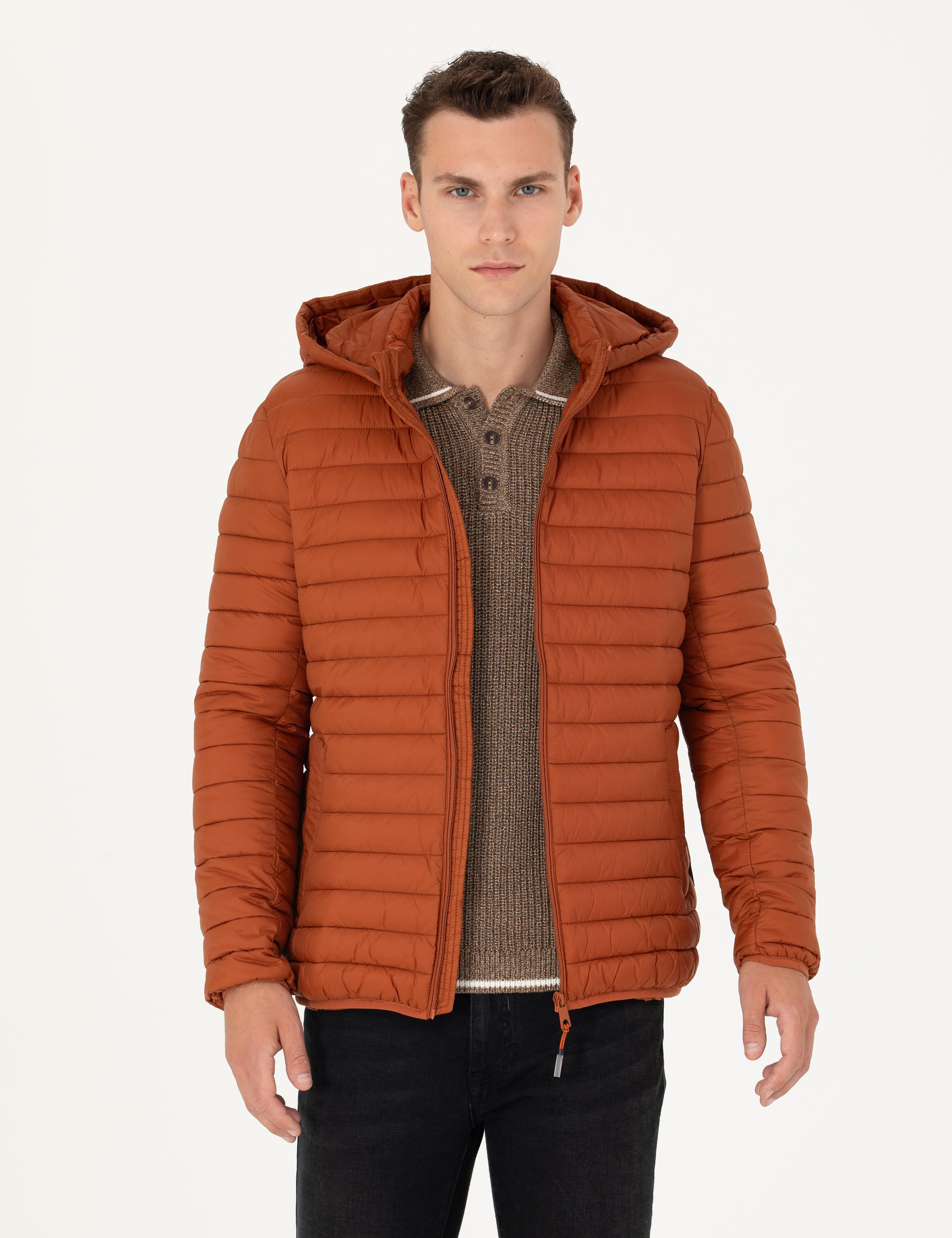 Tarçın Kapişonlu Baharlık Mevsimlik Mont