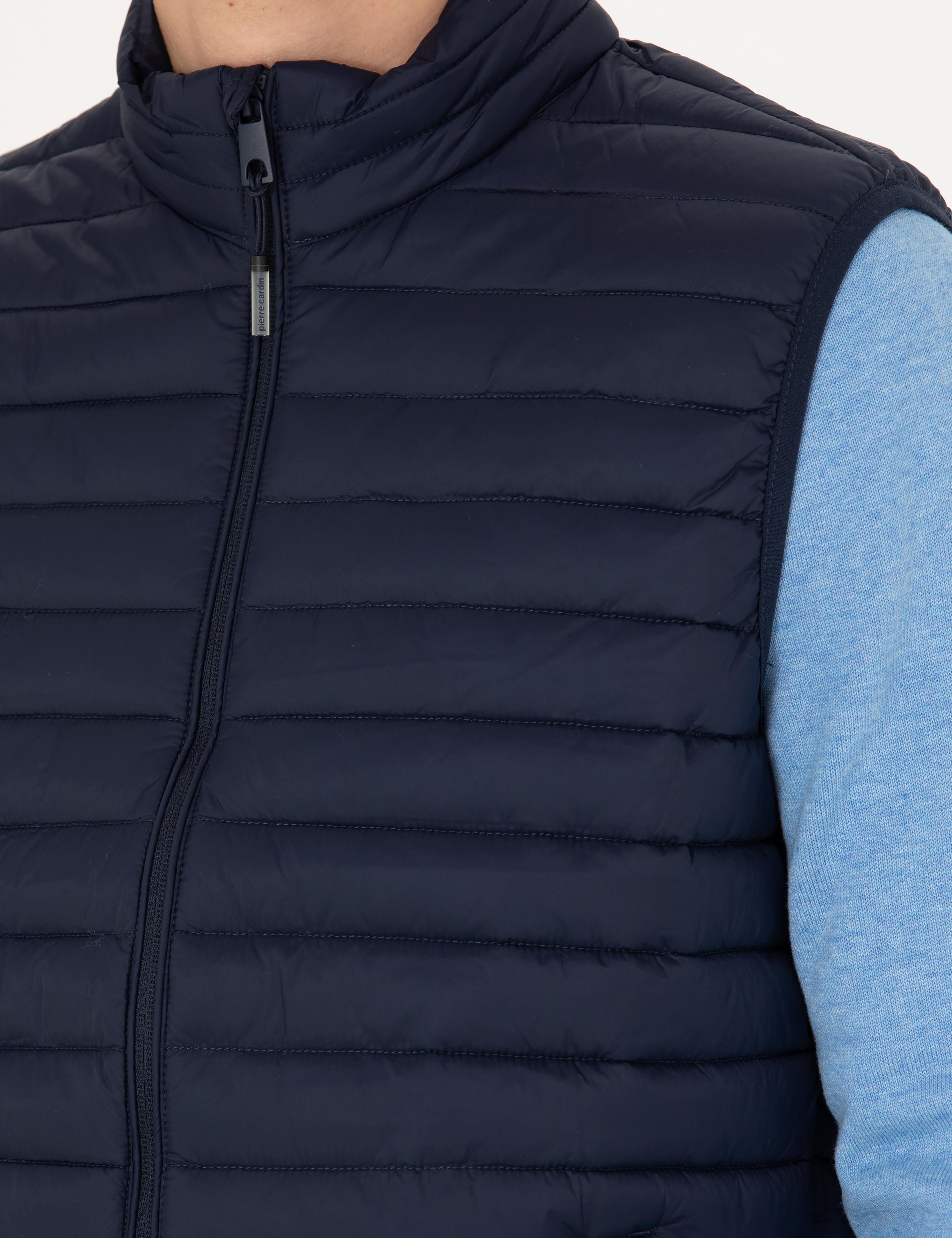 Lacivert Slim Fit Yelek