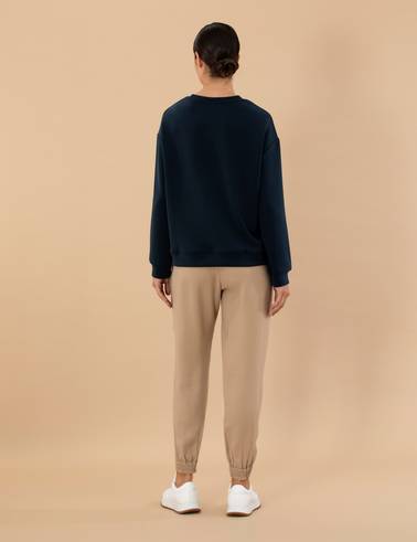Bej Carrot Fit Kumaş Pantolon