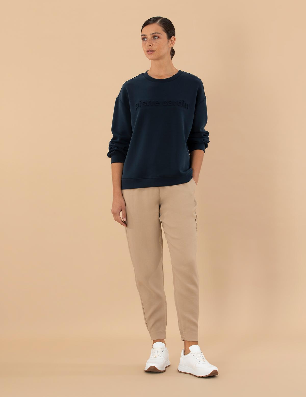 Bej Carrot Fit Kumaş Pantolon