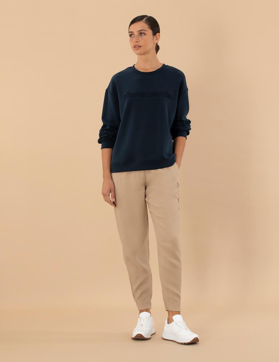 Bej Carrot Fit Kumaş Pantolon