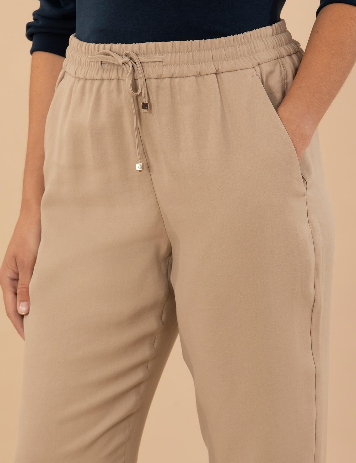 Bej Carrot Fit Kumaş Pantolon - 50273098001