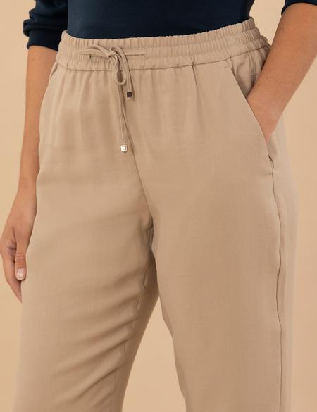 Bej Carrot Fit Kumaş Pantolon - 50273098001