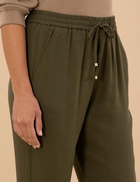 Kahverengi Carrot Fit Kumaş Pantolon - 50273098016