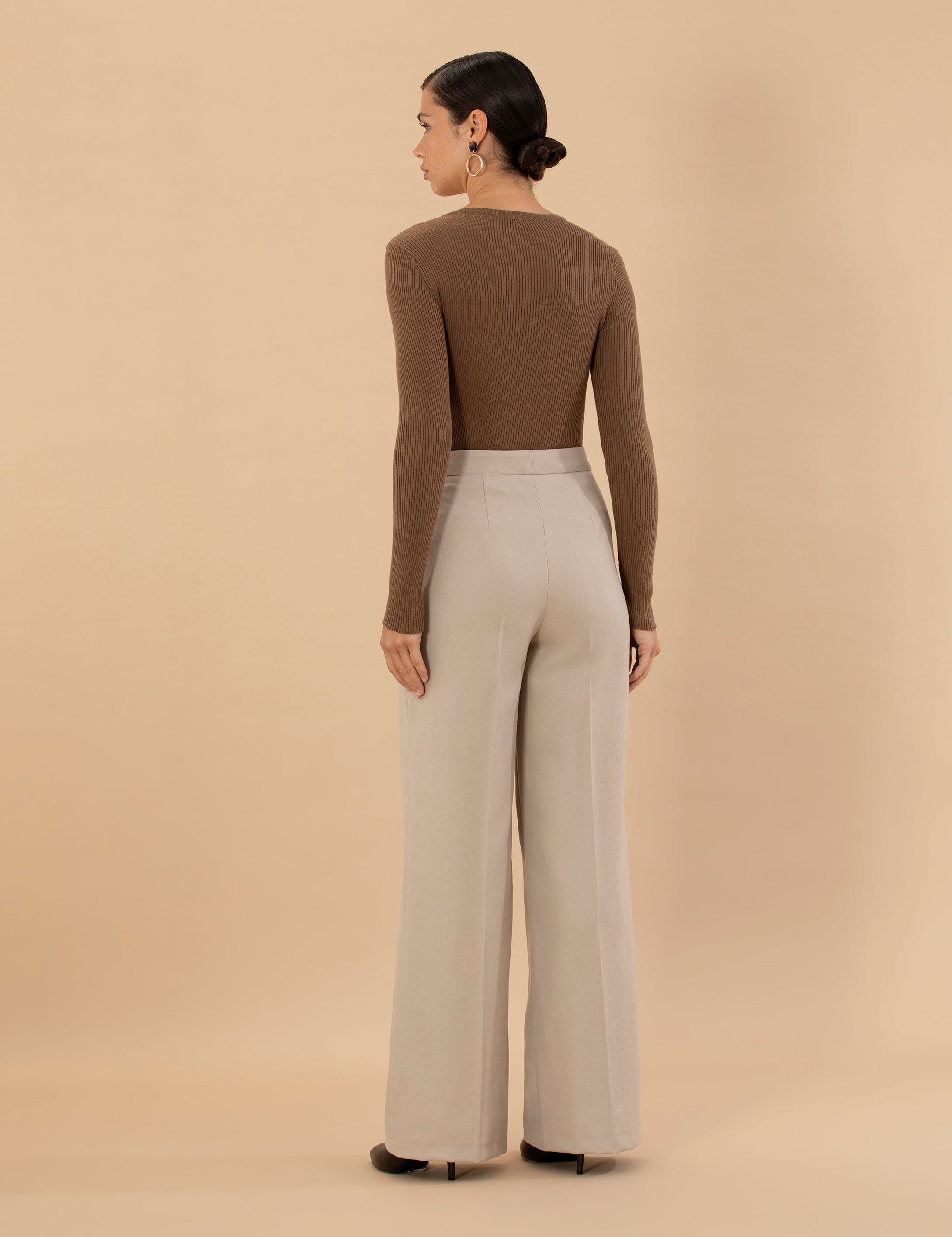 Pierre Cardin Krem Kumaş Pantolon görsel 4