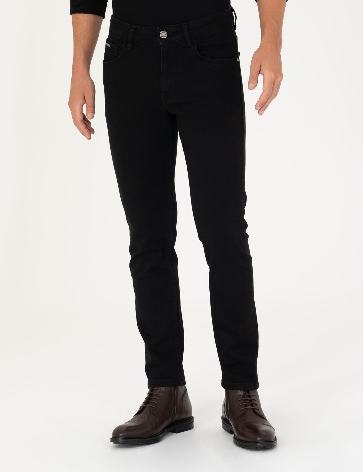 Siyah Slim Fit Jean Pantolon - 50274214080