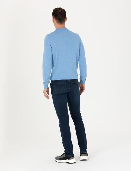 Lacivert Slim Fit Jean Pantolon - 50274375008