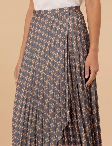 Antrasit Pileli Uzun Etek - 50273126002