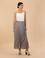 Antrasit Pileli Uzun Etek