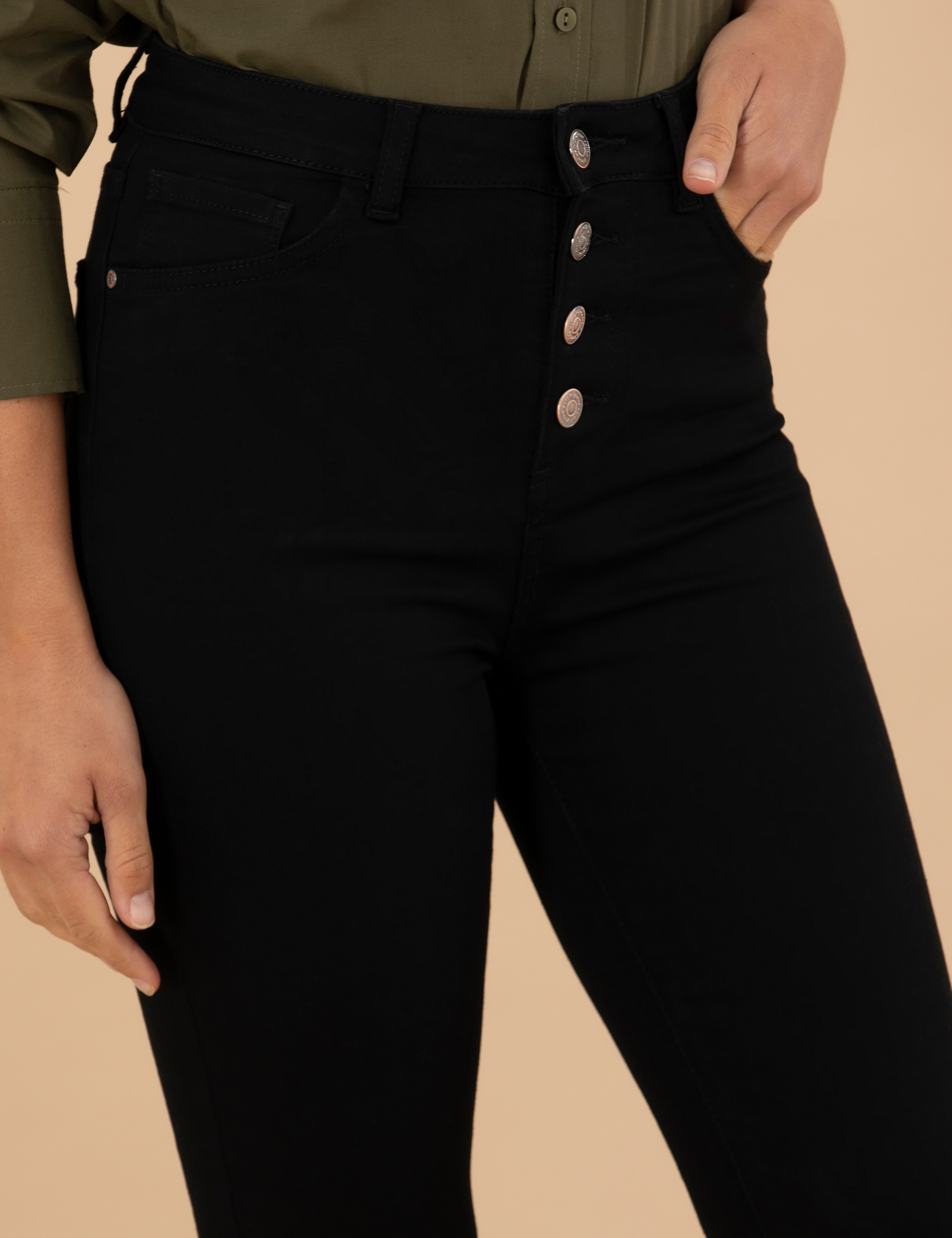 Pierre Cardin Siyah Skinny Fit Jean Pantolon görsel 5
