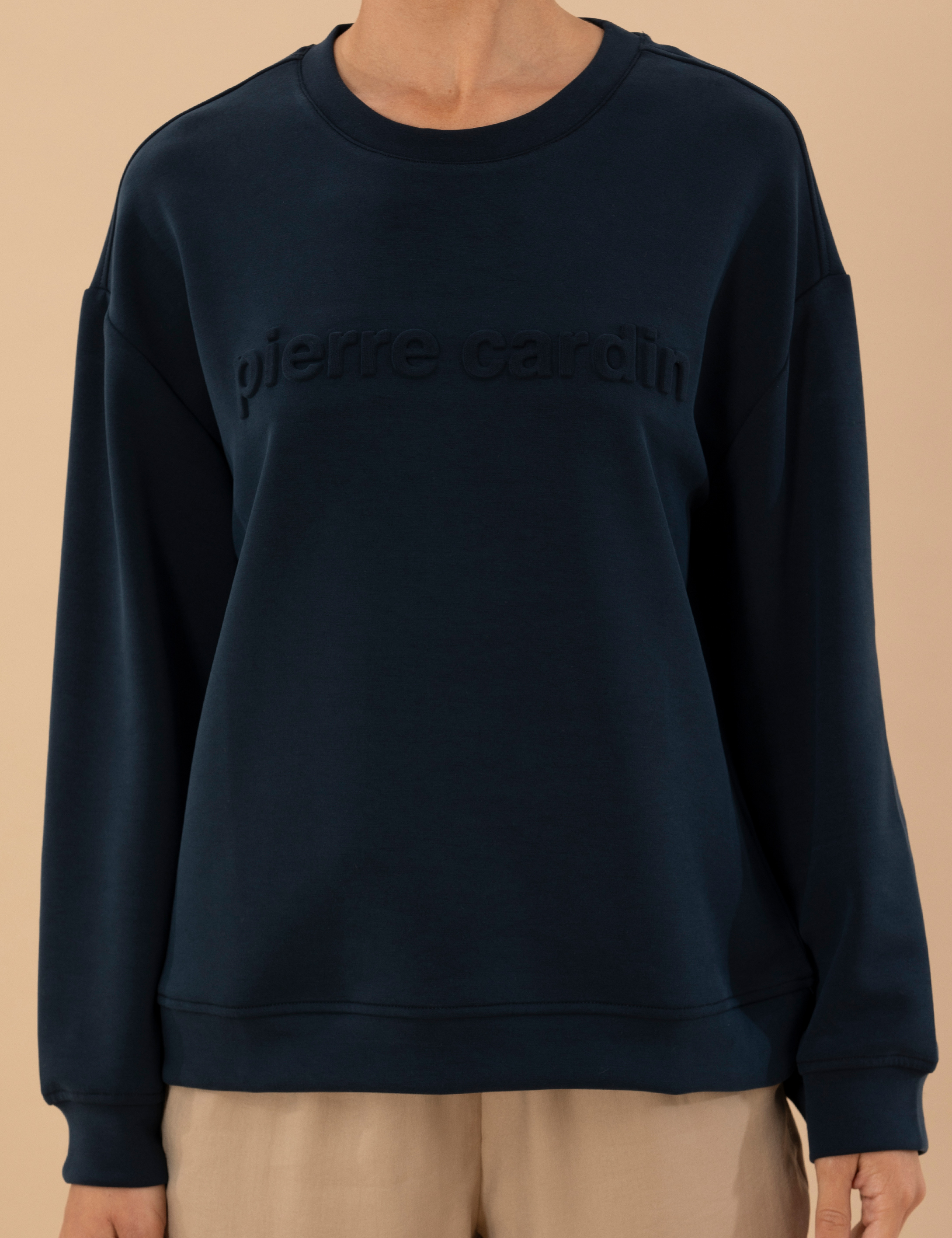 Lacivert Comfort Fit Sweatshirt - Image 6