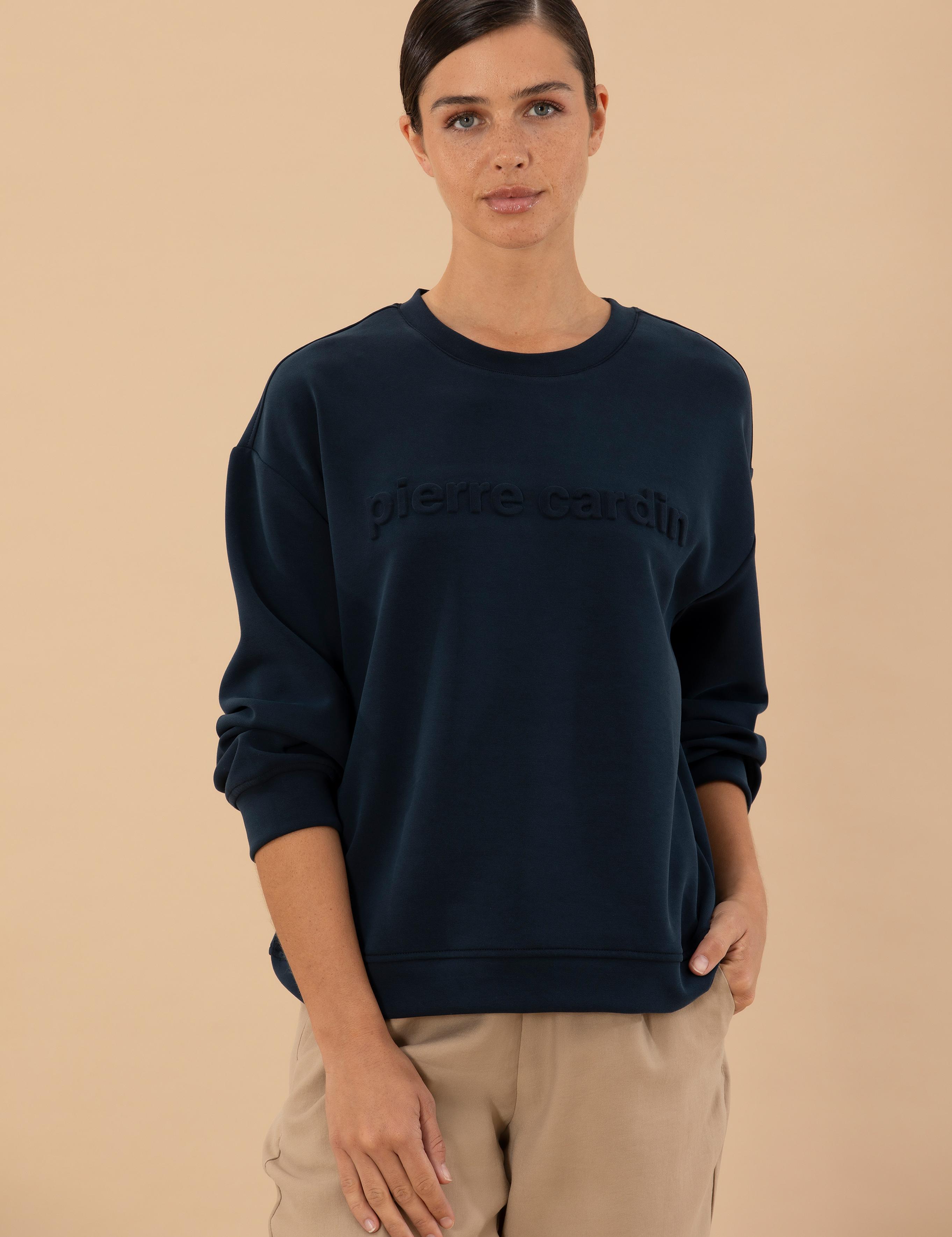 Lacivert Comfort Fit Sweatshirt
