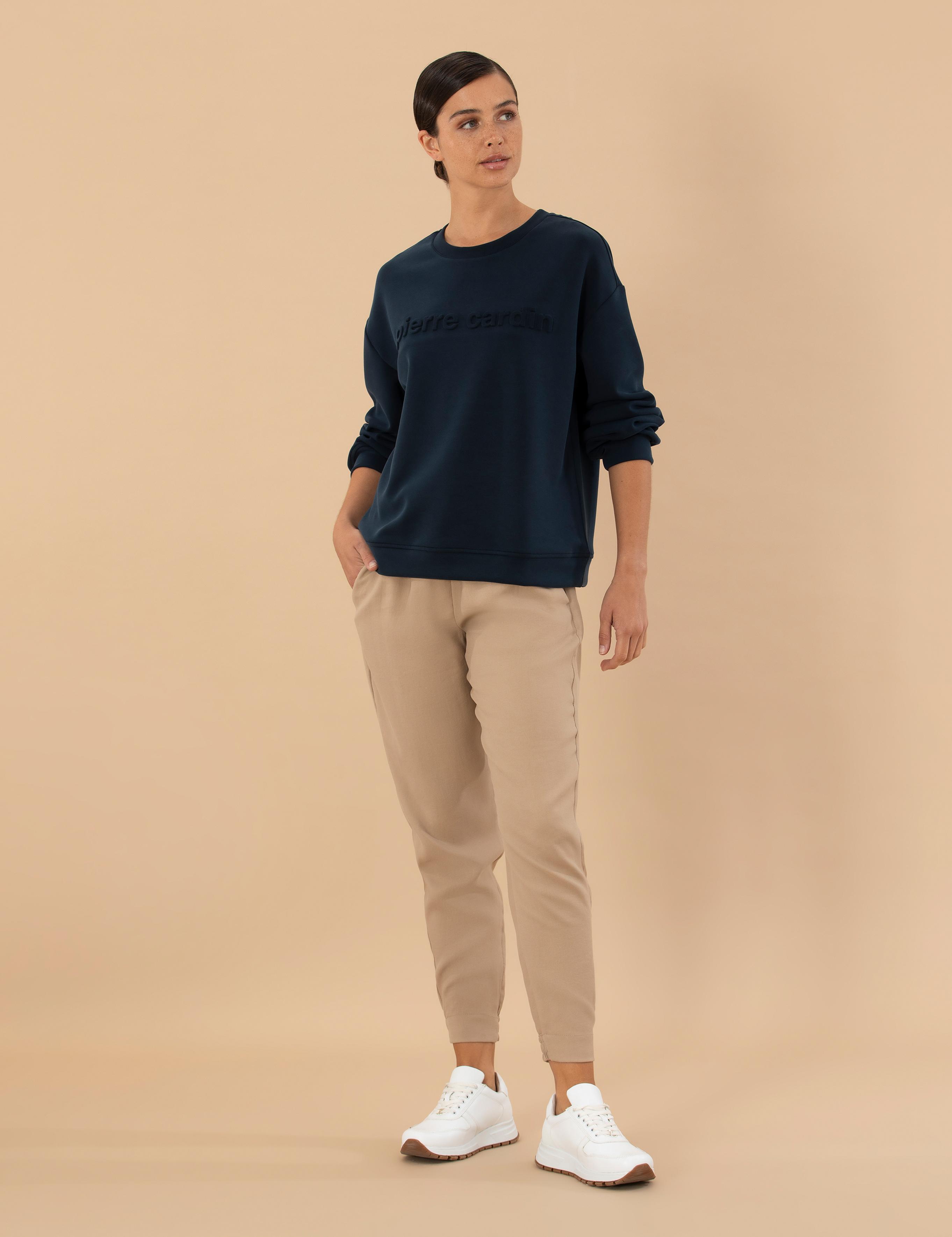 Lacivert Comfort Fit Sweatshirt