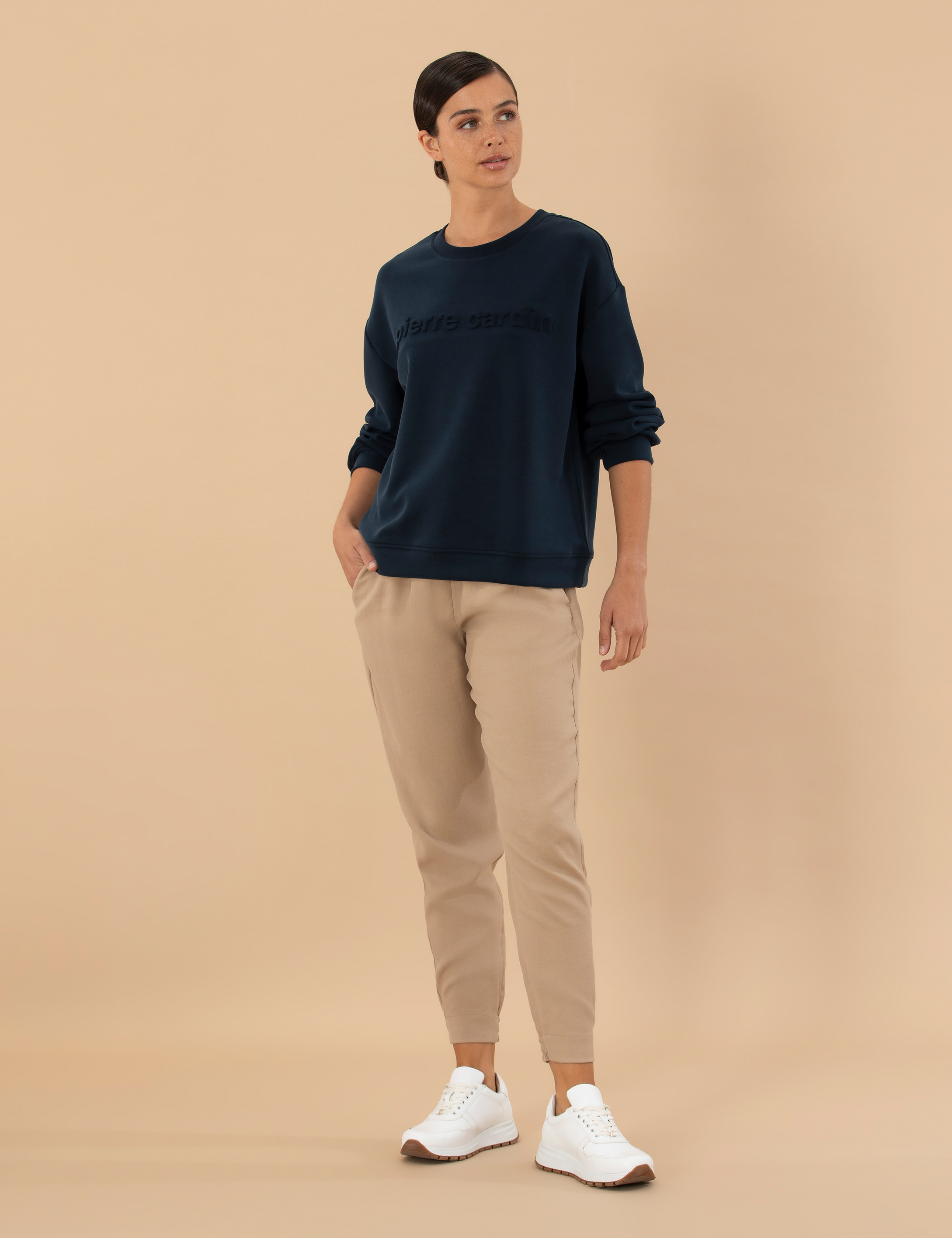 Lacivert Comfort Fit Sweatshirt - Image 4