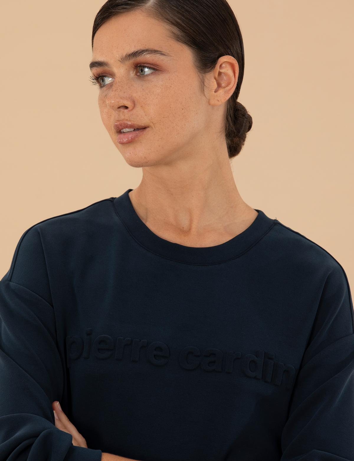 Lacivert Comfort Fit Sweatshirt - 50276585012