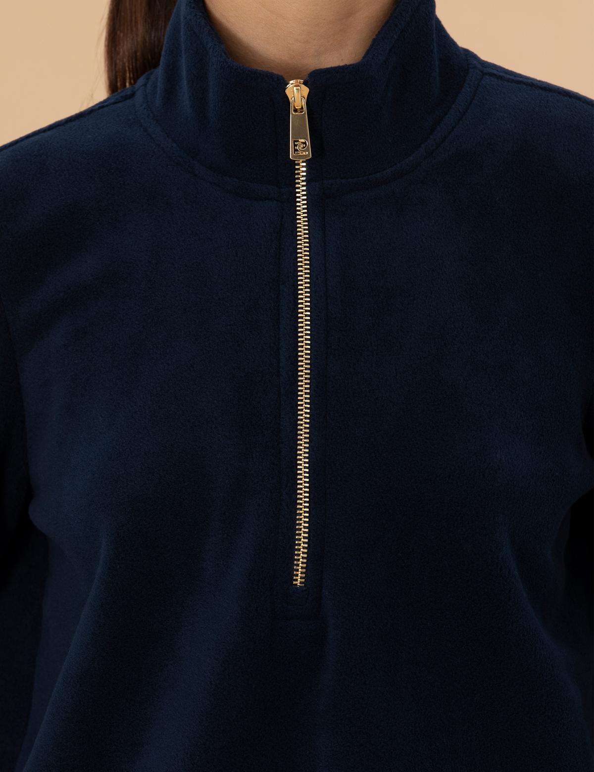 Koyu Lacivert Regular Fit Polar Sweatshirt - 50277724026