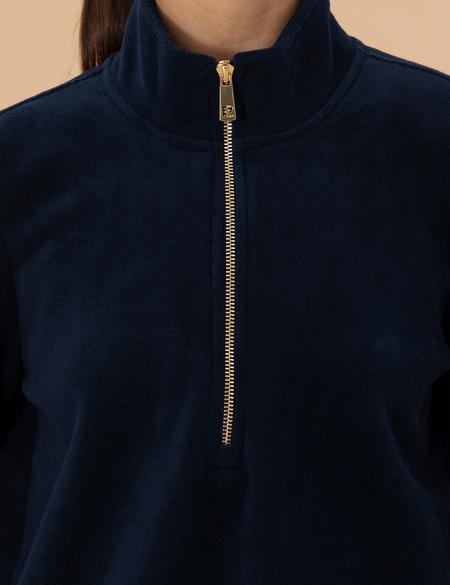 Koyu Lacivert Regular Fit Polar Sweatshirt - 50277724026