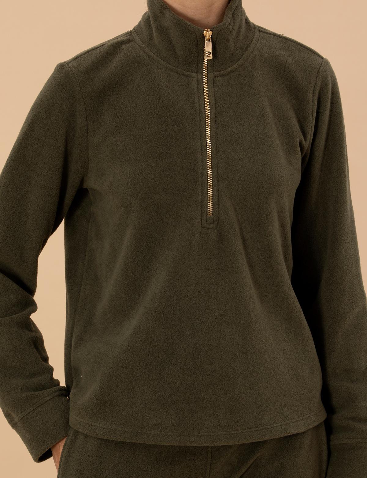 Kahverengi Regular Fit Polar Sweatshirt - 50277724034