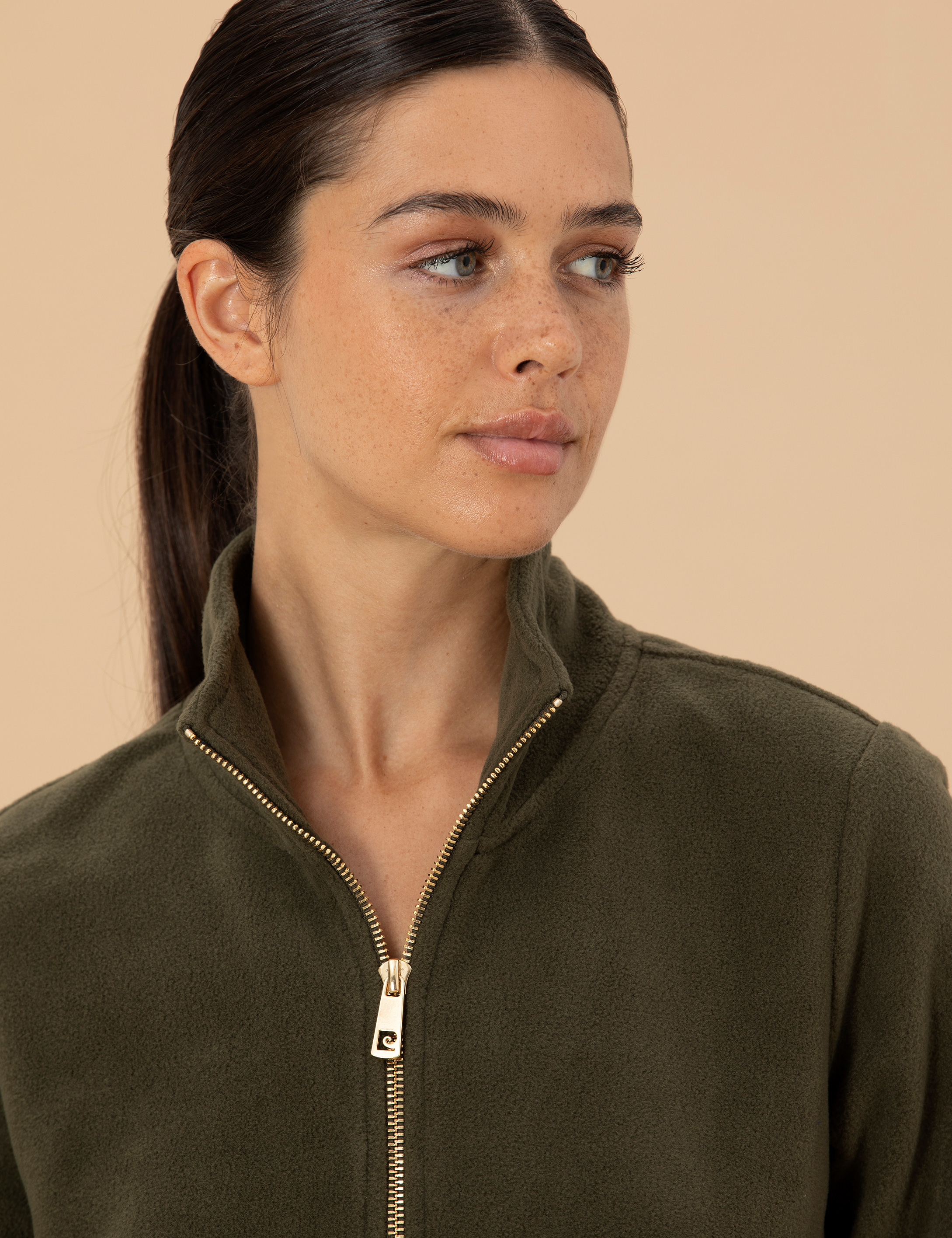 Pierre Cardin Kahverengi Regular Fit Polar Sweatshirt görsel 2