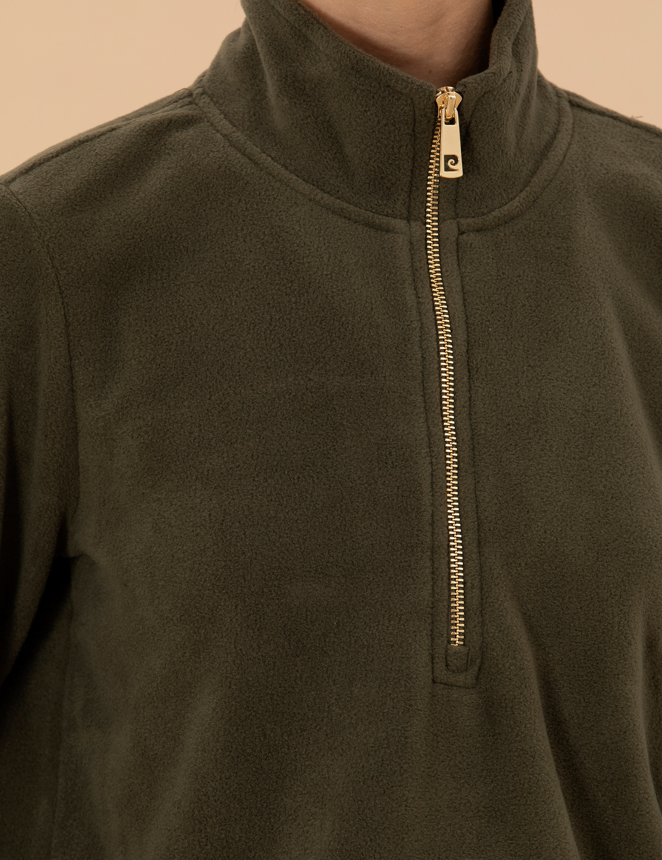 Pierre Cardin Kahverengi Regular Fit Polar Sweatshirt görsel 7