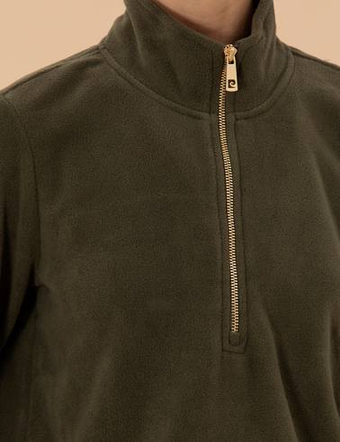 Kahverengi Regular Fit Polar Sweatshirt