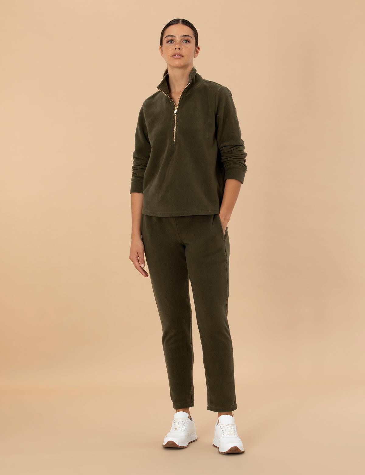 Kahverengi Regular Fit Polar Sweatshirt - 50277724034