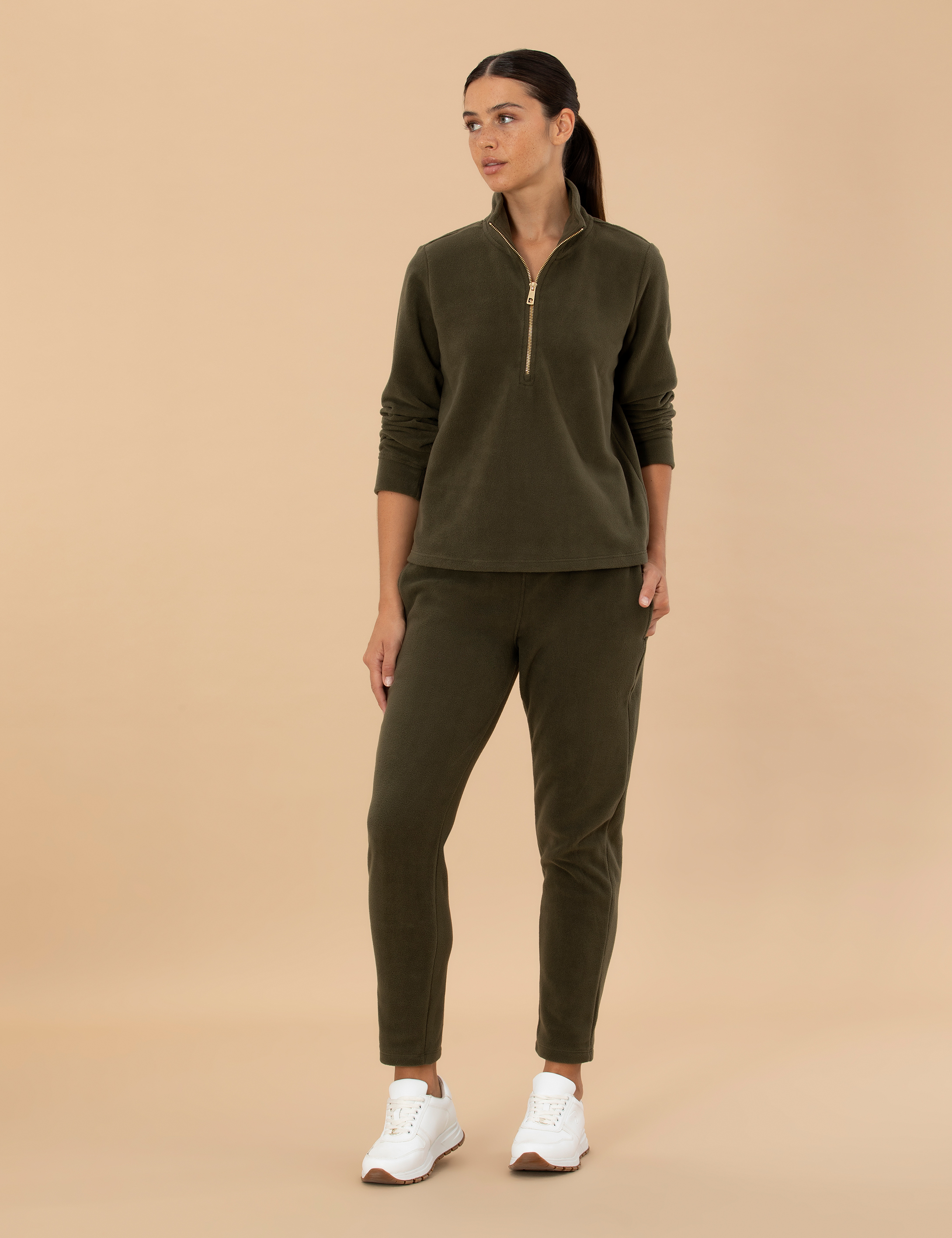 Haki Regular Fit Eşofman Altı