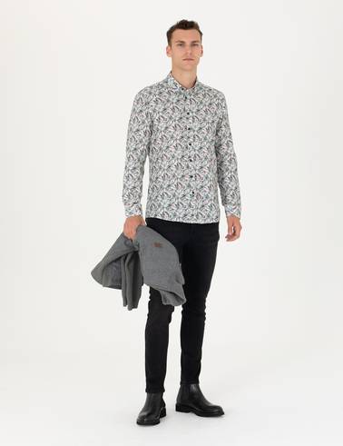 Siyah Slim Fit Jean Pantolon