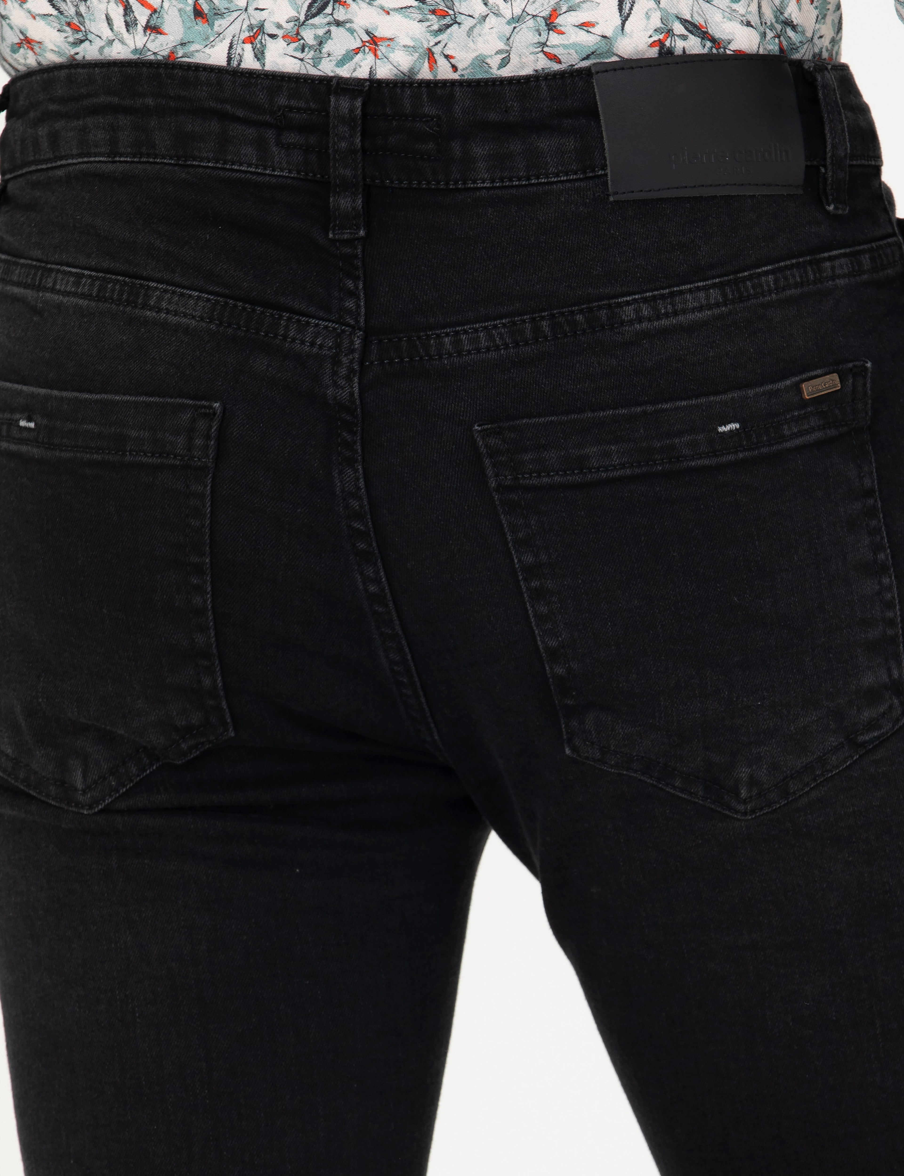 Siyah Slim Fit Jean Pantolon