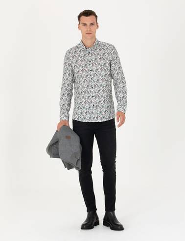 Siyah Slim Fit Jean Pantolon