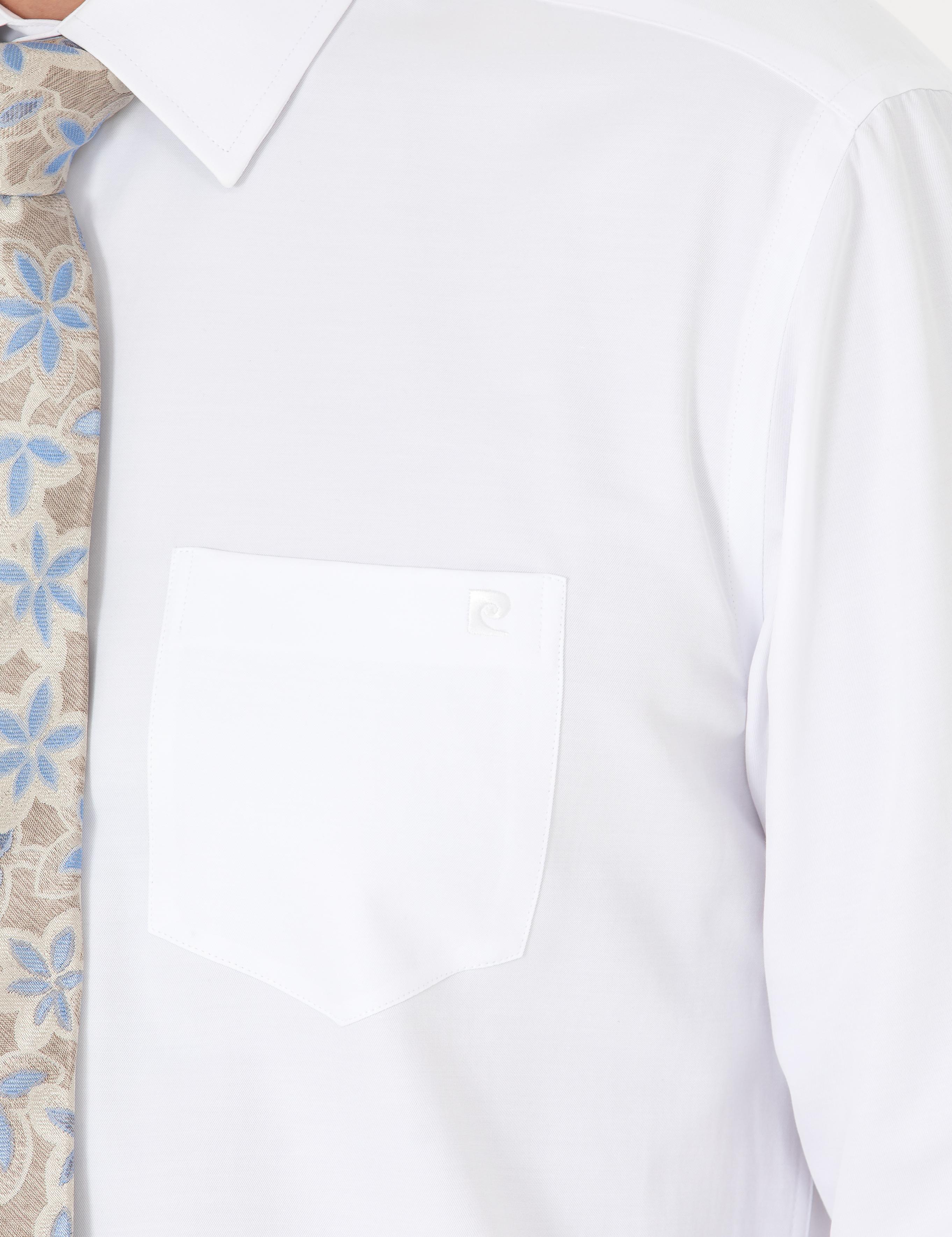 Beyaz Regular Fit Uzun Kollu Basic Gömlek