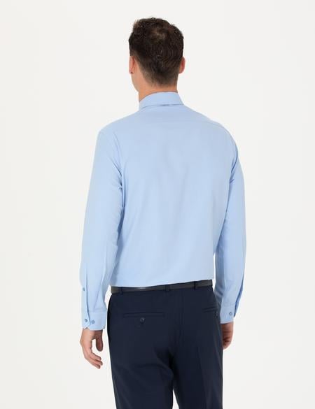 Mavi Regular Fit Uzun Kollu Basic Gömlek - 50275813019