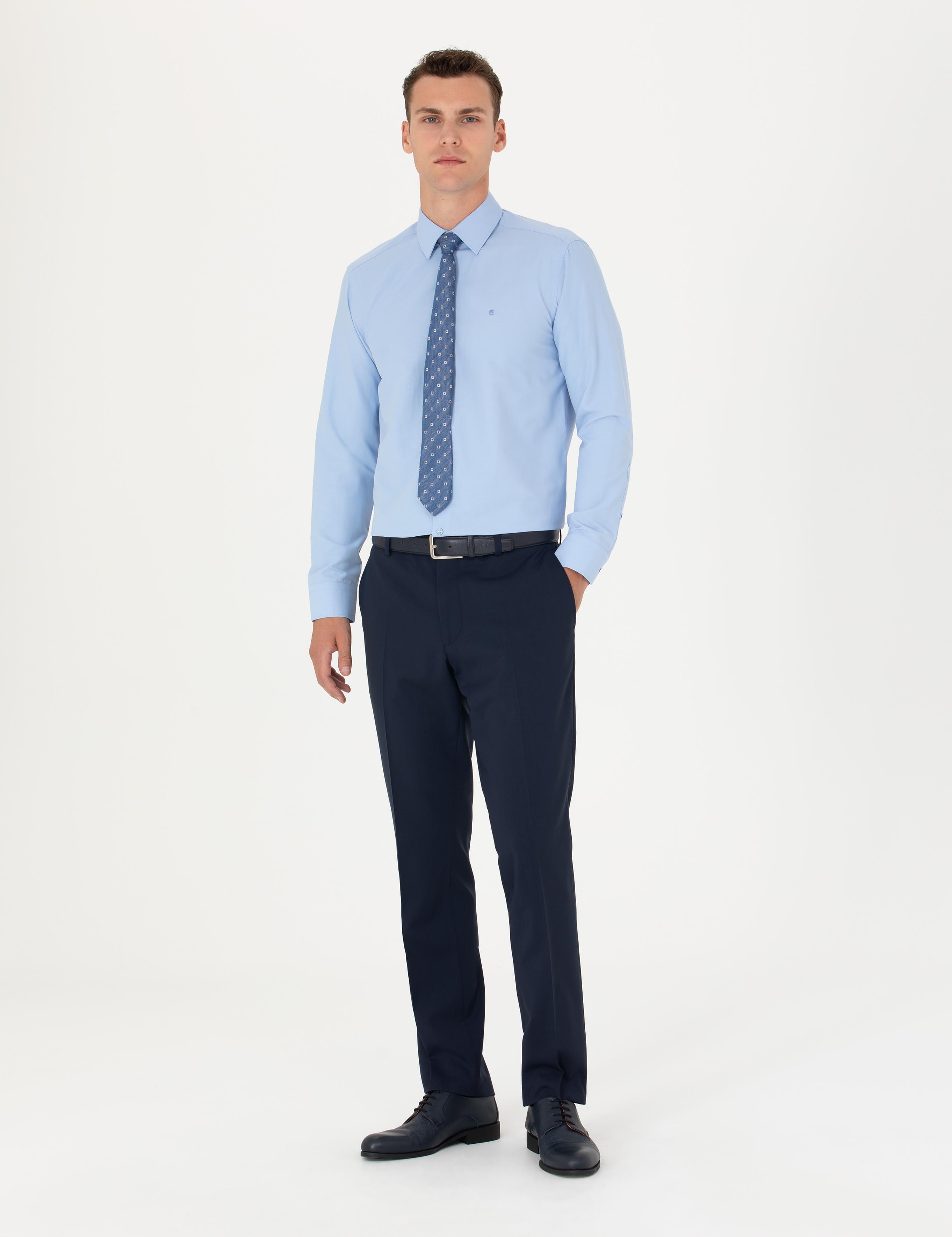 Mavi Regular Fit Uzun Kollu Basic Gömlek