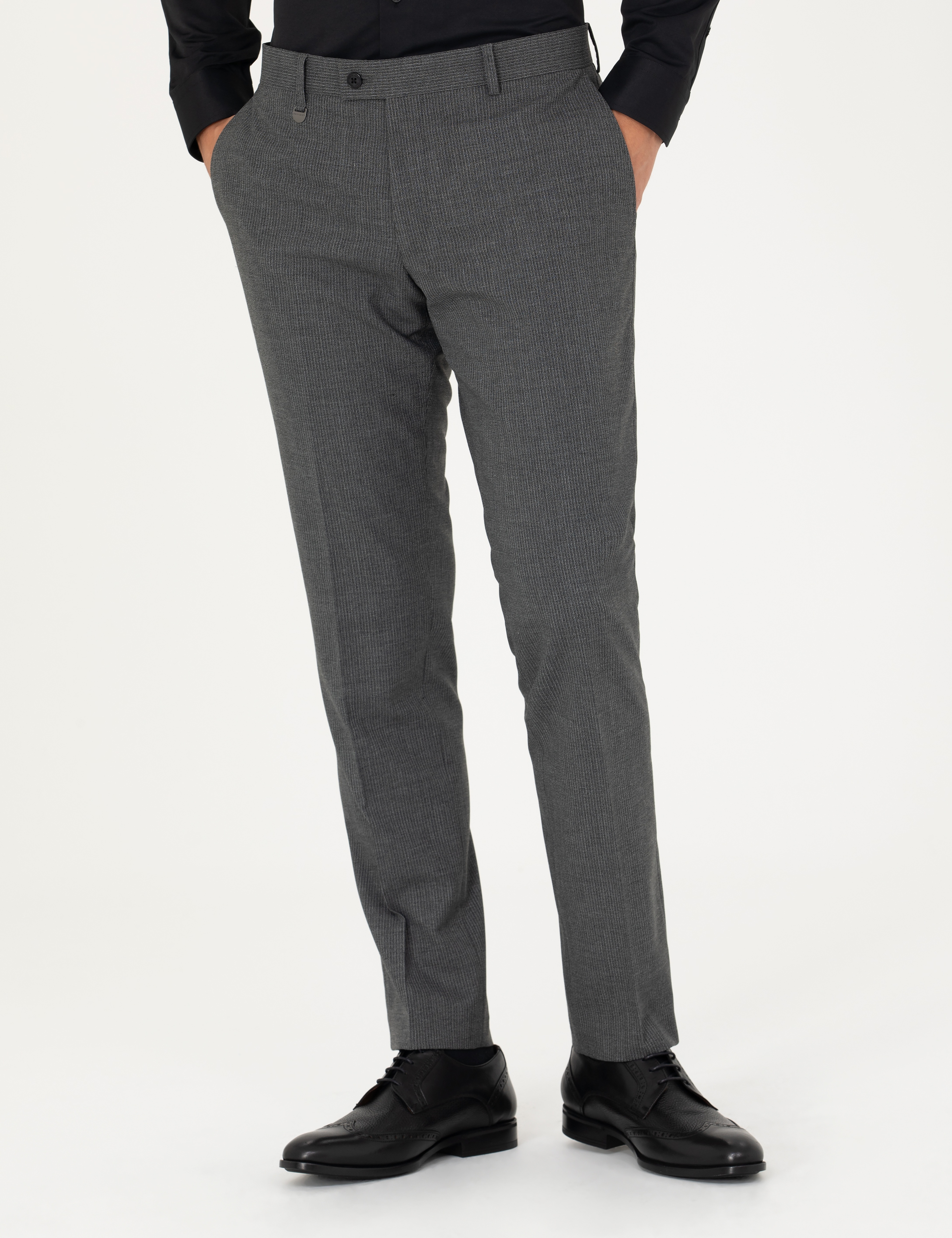 Füme Slim Fit Kumaş Pantolon - Image 2