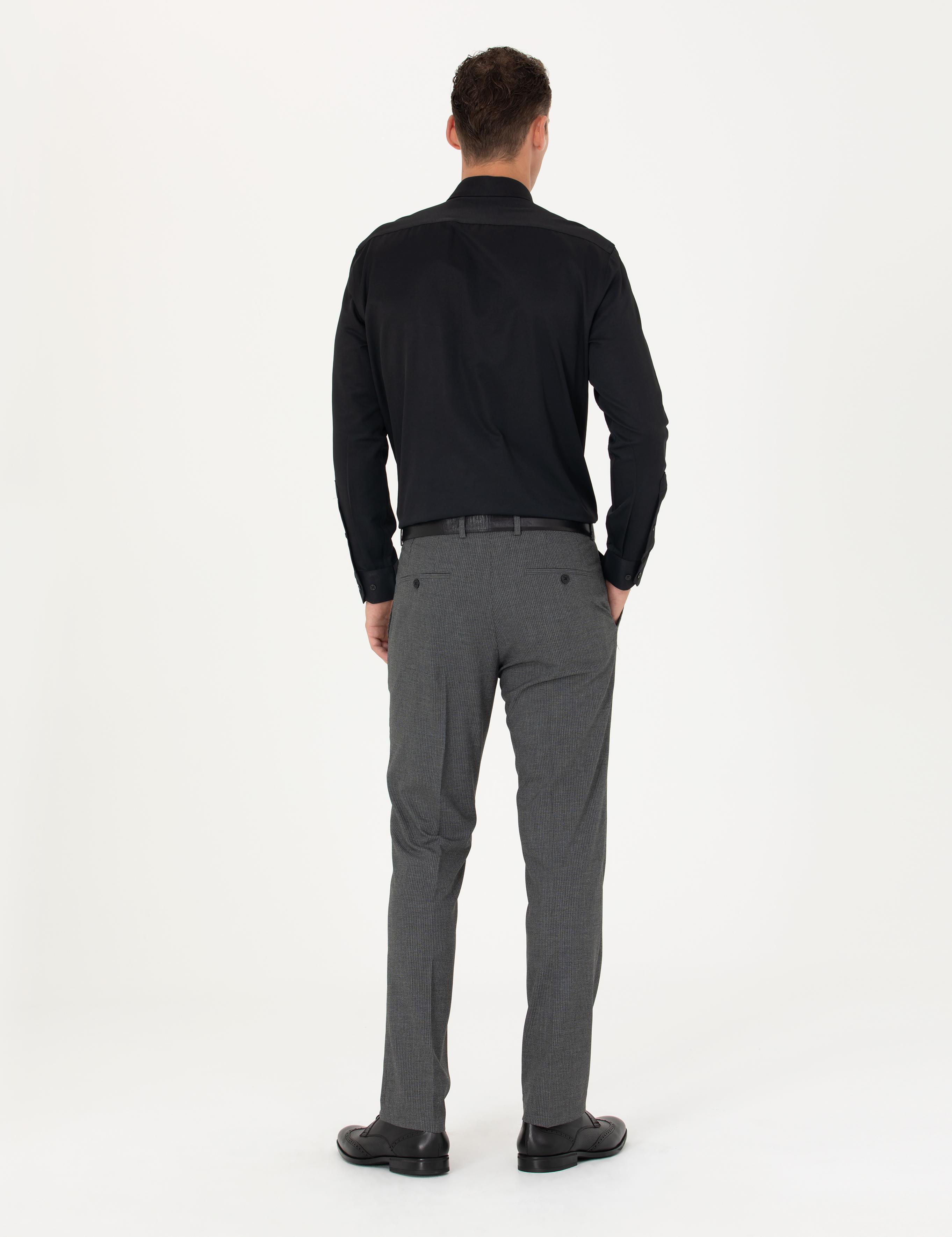 Füme Slim Fit Kumaş Pantolon