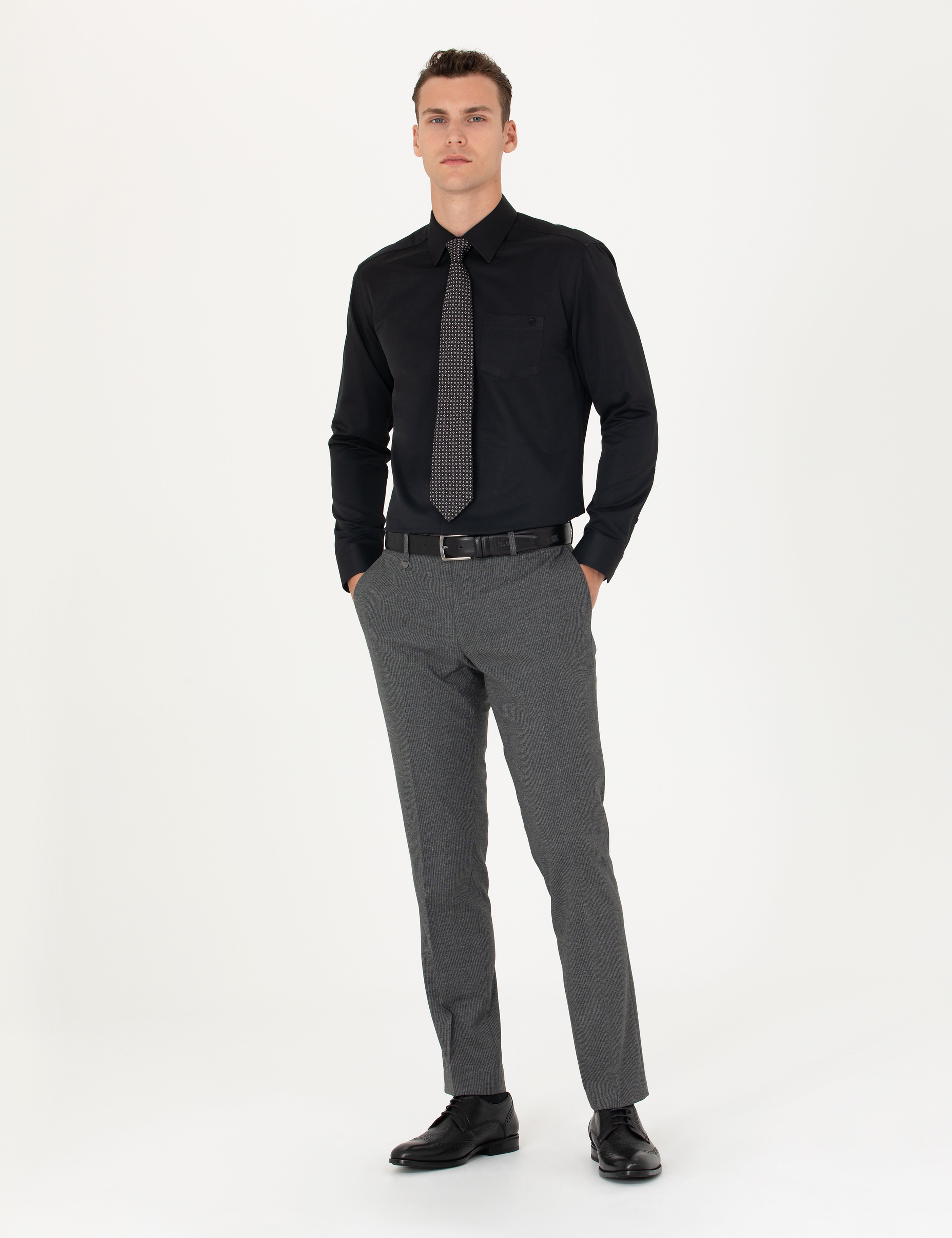 Füme Slim Fit Kumaş Pantolon - Image 3