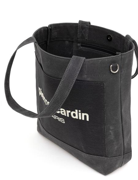 Siyah Kanvas Kol Çantası - 50282219001