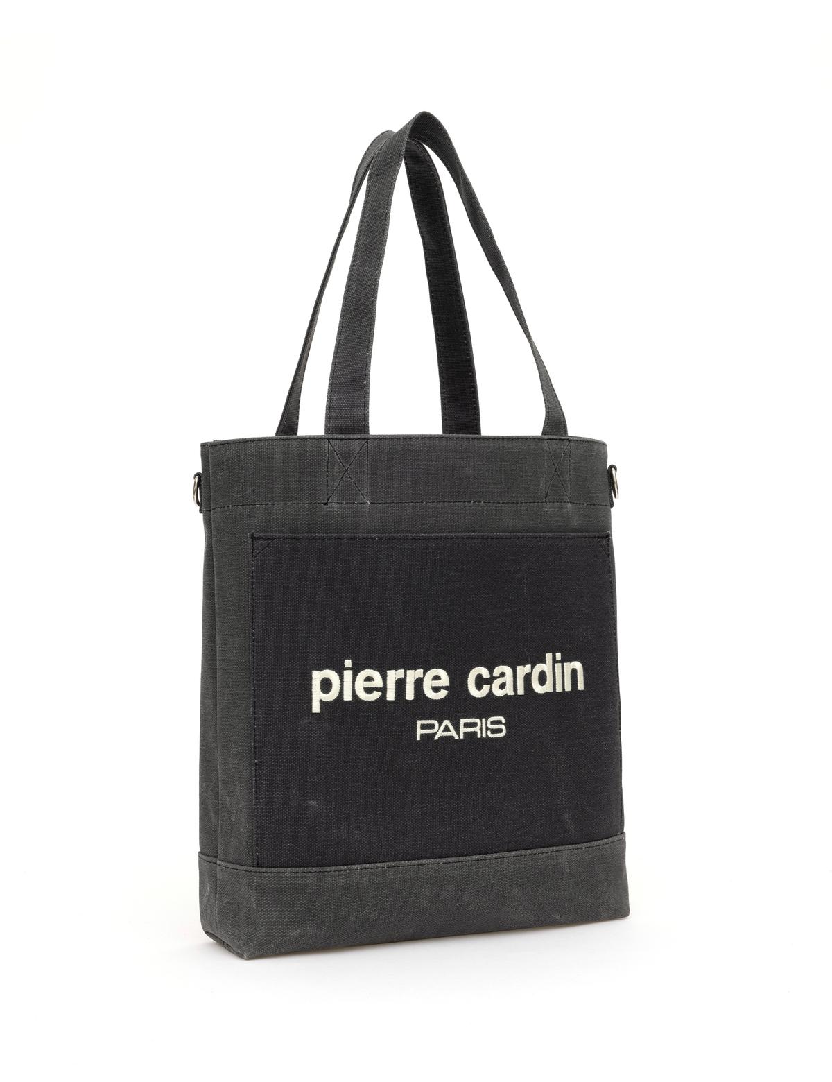 Siyah Kanvas Kol Çantası - 50282219001