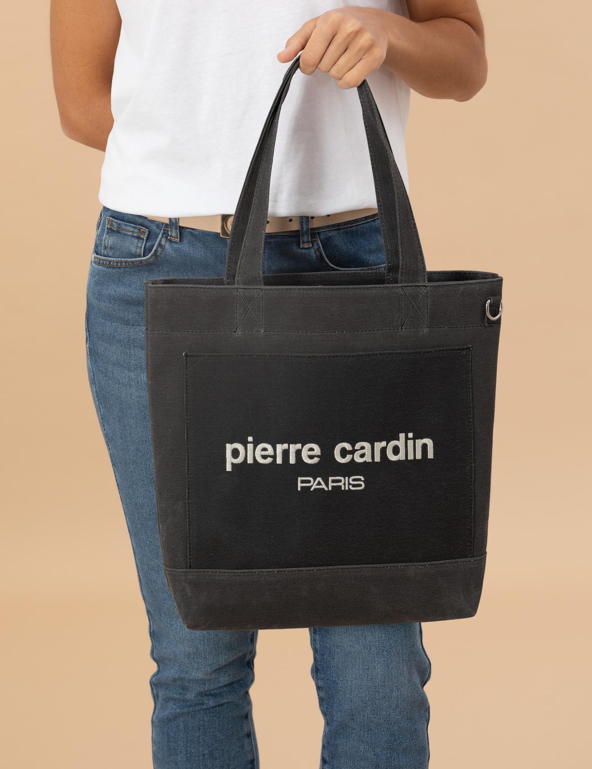 Siyah Kanvas Kol Çantası - 50282219001