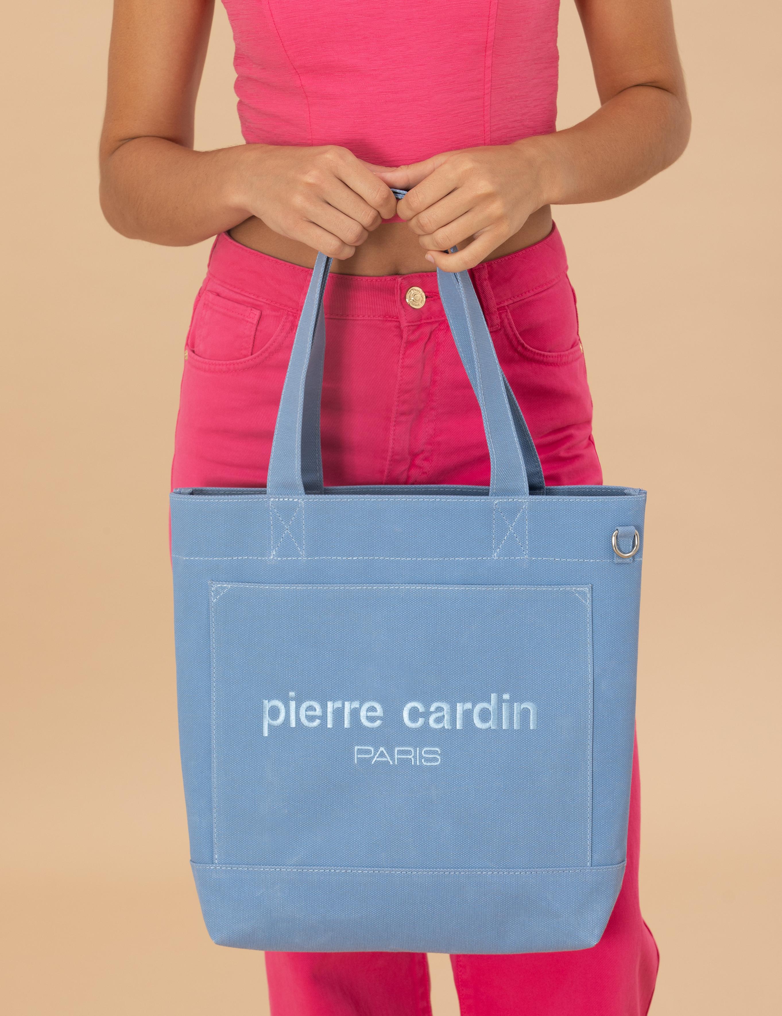 Mavi Kanvas Kol Çantası