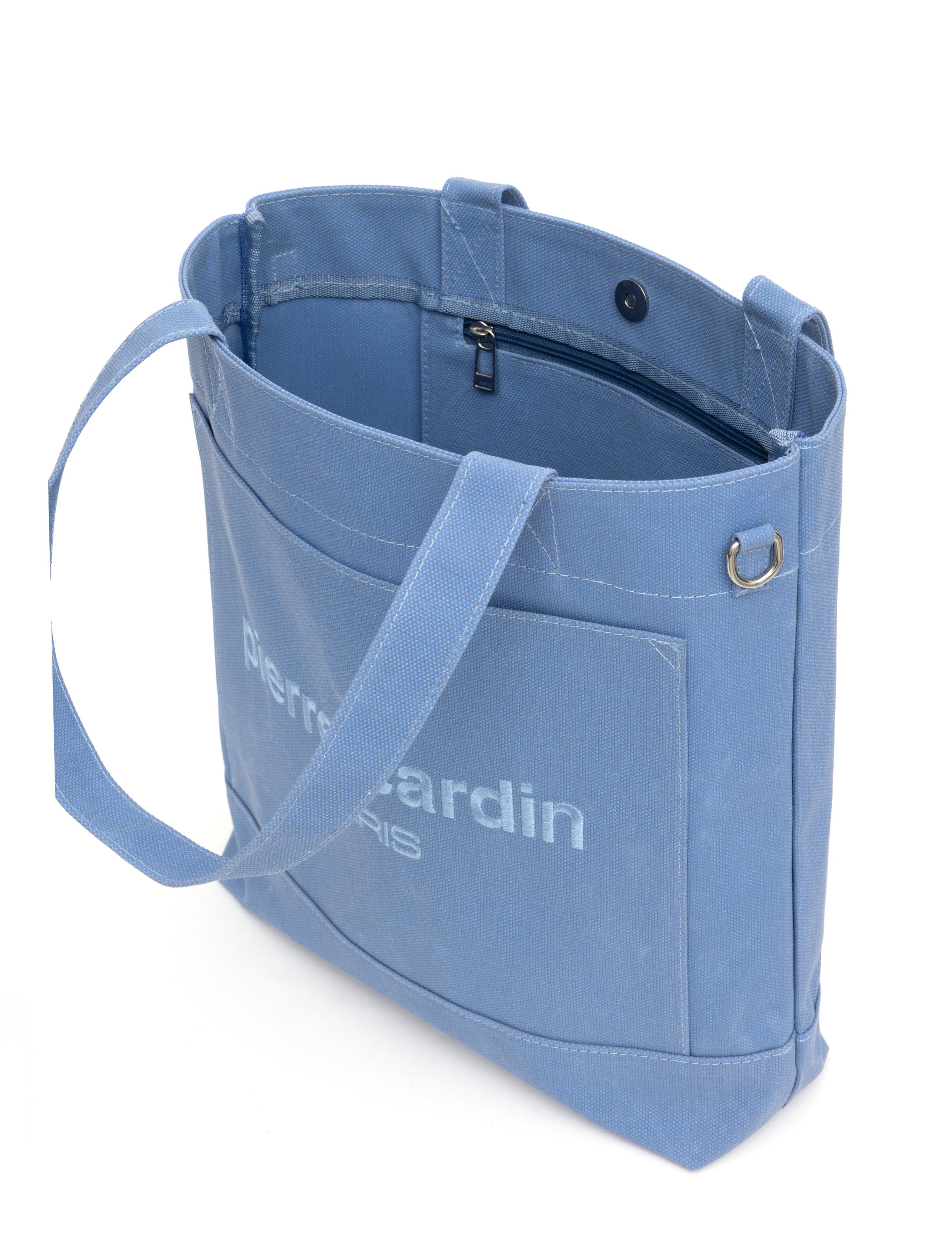 Mavi Kanvas Kol Çantası