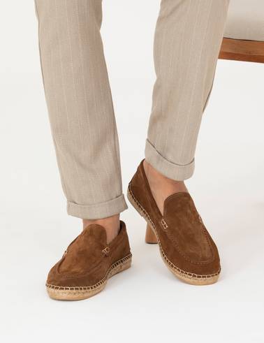 Kahverengi Espadril Ayakkabı