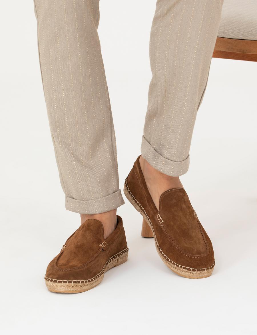 Kahverengi Espadril Ayakkabı