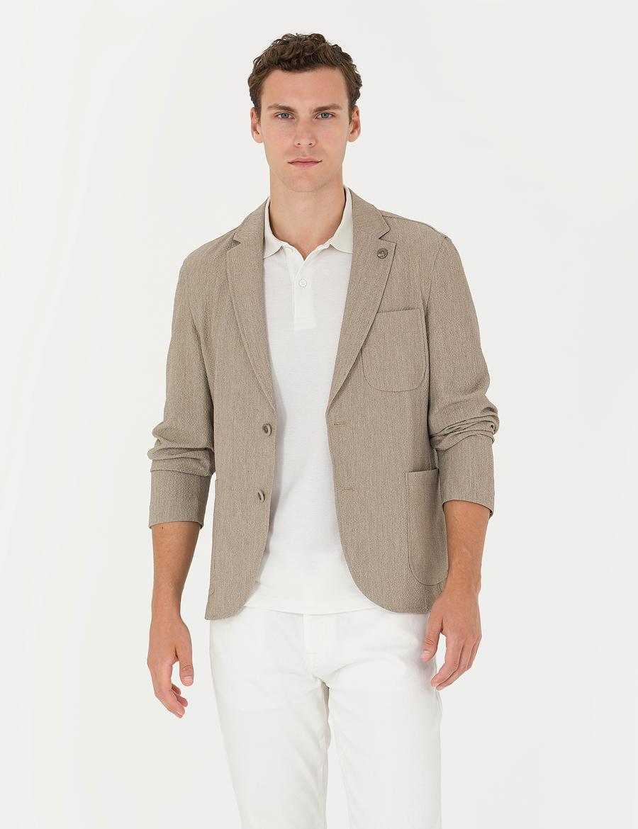 Vizon Ekstra Slim Fit Spor Ceket