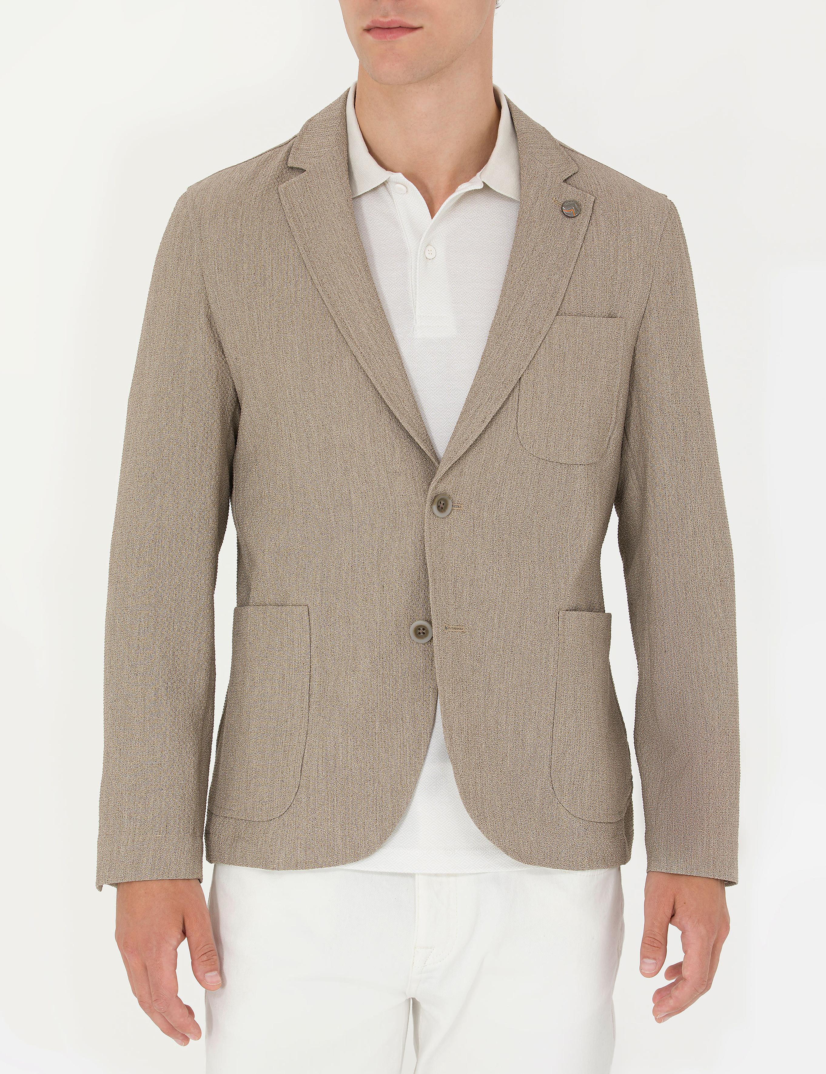 Vizon Ekstra Slim Fit Spor Ceket