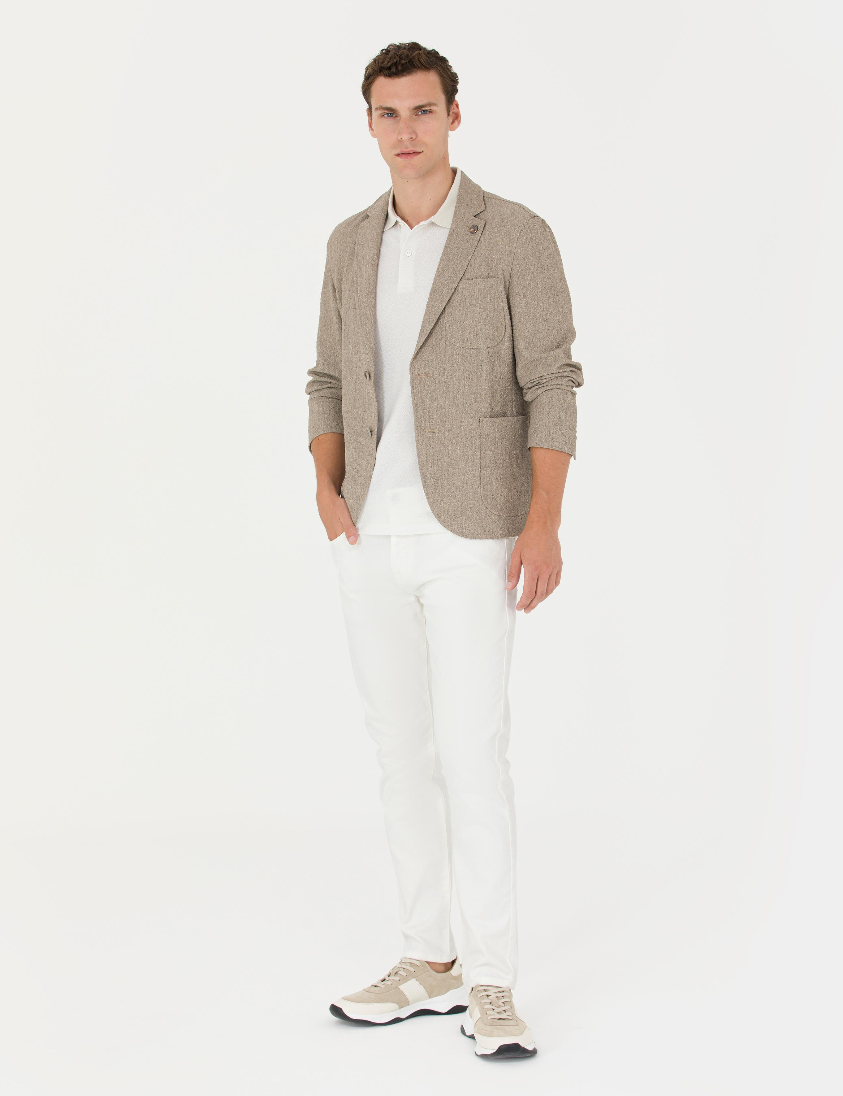 Vizon Ekstra Slim Fit Spor Ceket