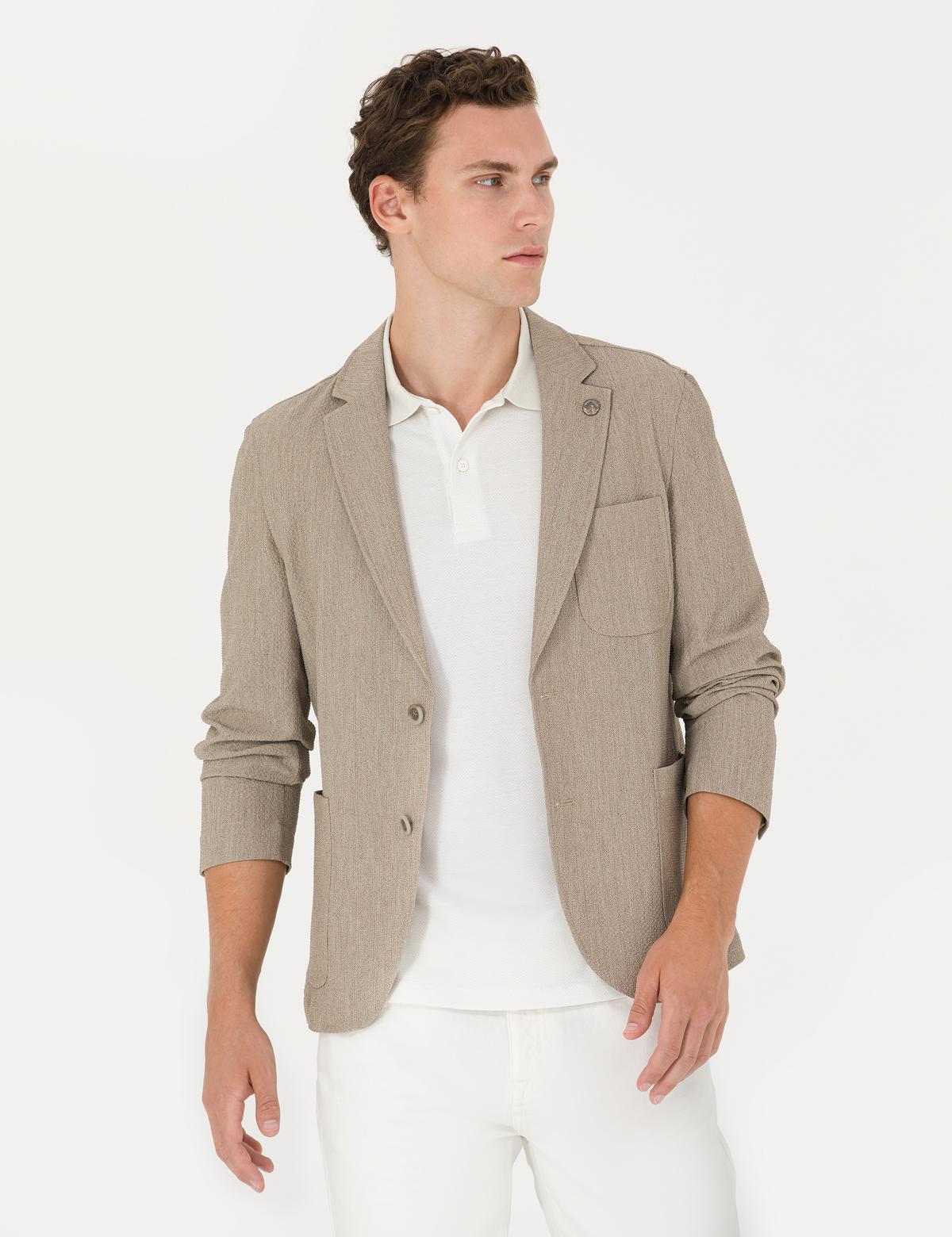 Vizon Ekstra Slim Fit Spor Ceket - 50269735077